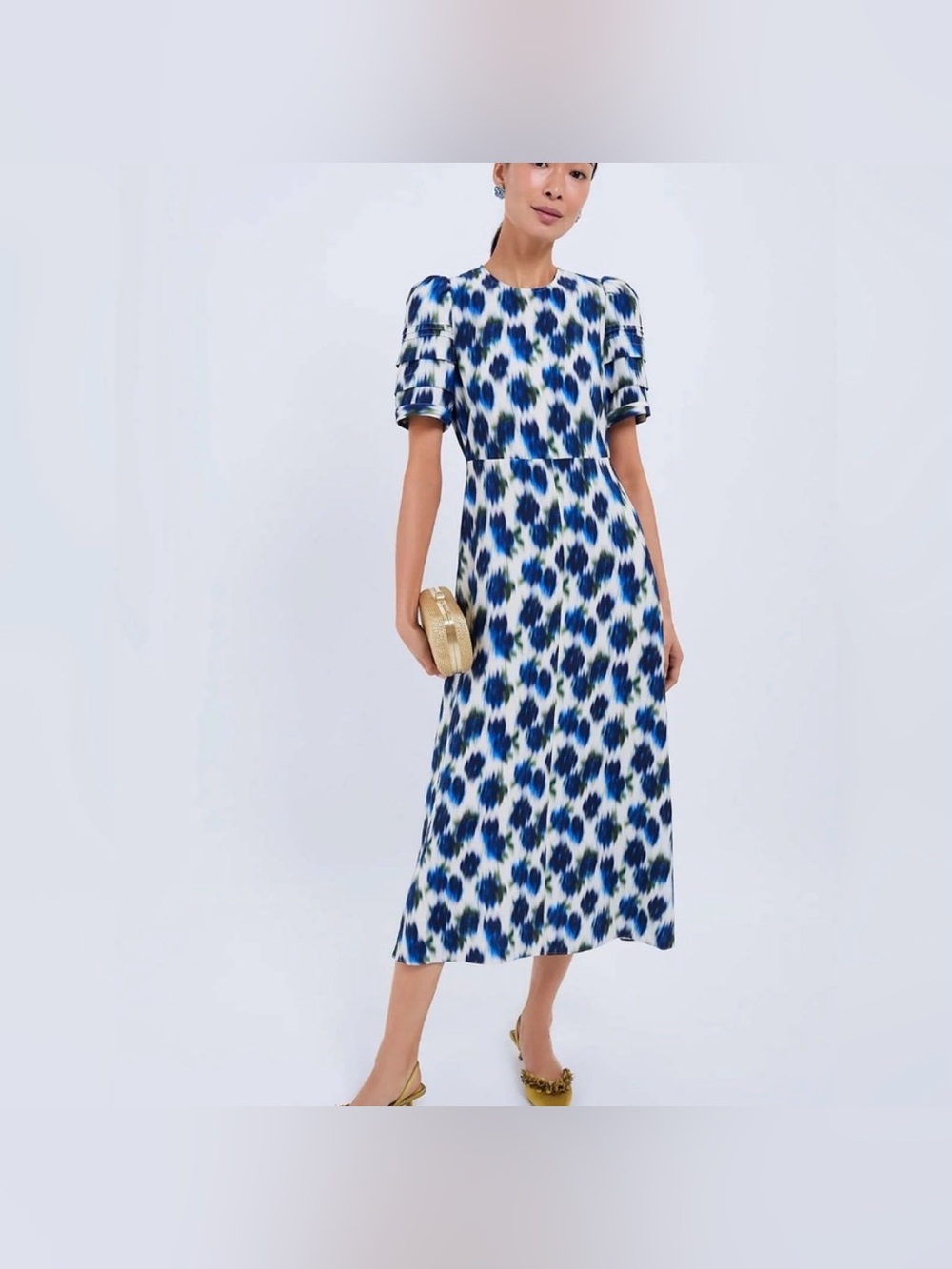 Hunter Bell Casey Dress In Ikat Rose